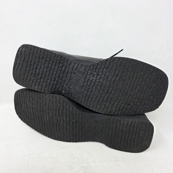 Vintage Bass Womens Toren / Wallabee / Chukka Boot Black Leather Size 8 M - Picture 7 of 12